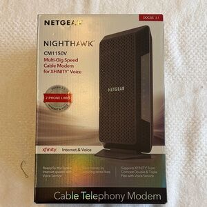 NETGEAR Nighthawk Multi-Gig Black Modem